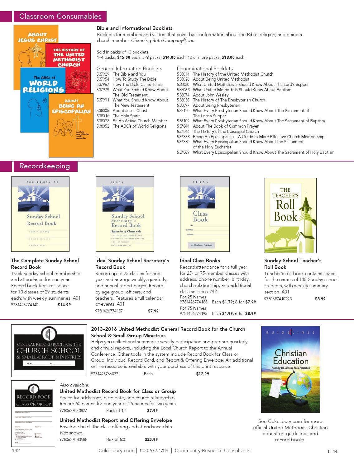 Cokesbury Forecast Catalog 20142015 by United Methodist Publishing