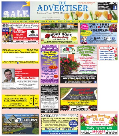 advertiser south 052914 by capital region weekly newspapers issuu yandos big m weekly flyer plattsburgh ny