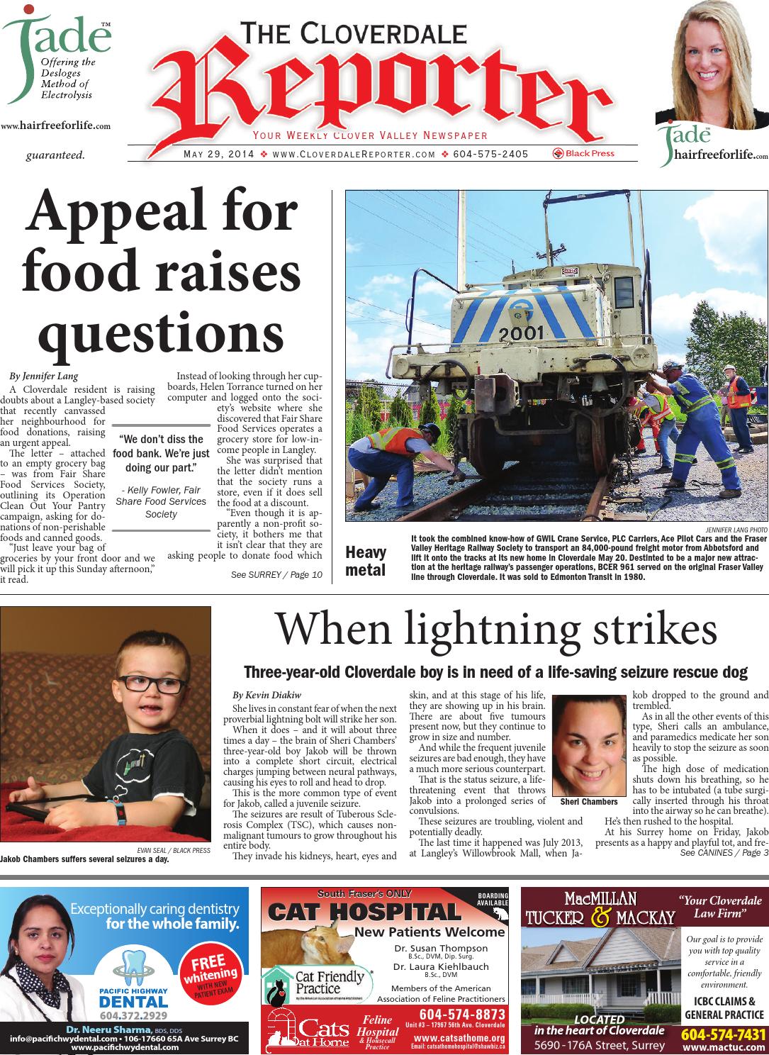Cloverdale Reporter, May 29, 2014 by Black Press Media Group Issuu