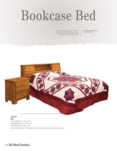 E & G Amish Furniture 2014 E&S 实木 Creations 家具目录 / Bedrooms / 第 16 页