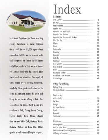 E & G Amish Furniture 2014 E&S 实木 Creations 家具目录 / Bedrooms / 第 2 页