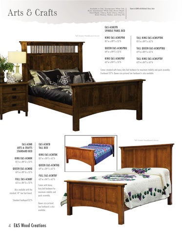 E & G Amish Furniture 2014 E&S 实木 Creations 家具目录 / Bedrooms / 第 6 页