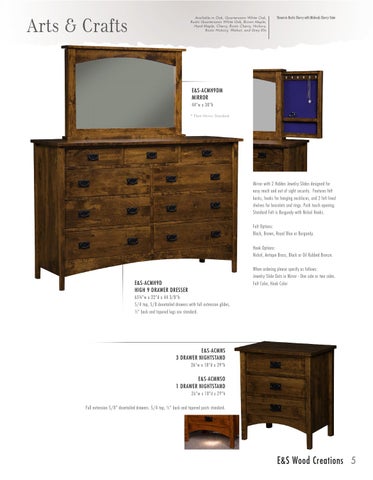 E & G Amish Furniture 2014 E&S 实木 Creations 家具目录 / Bedrooms / 第 7 页