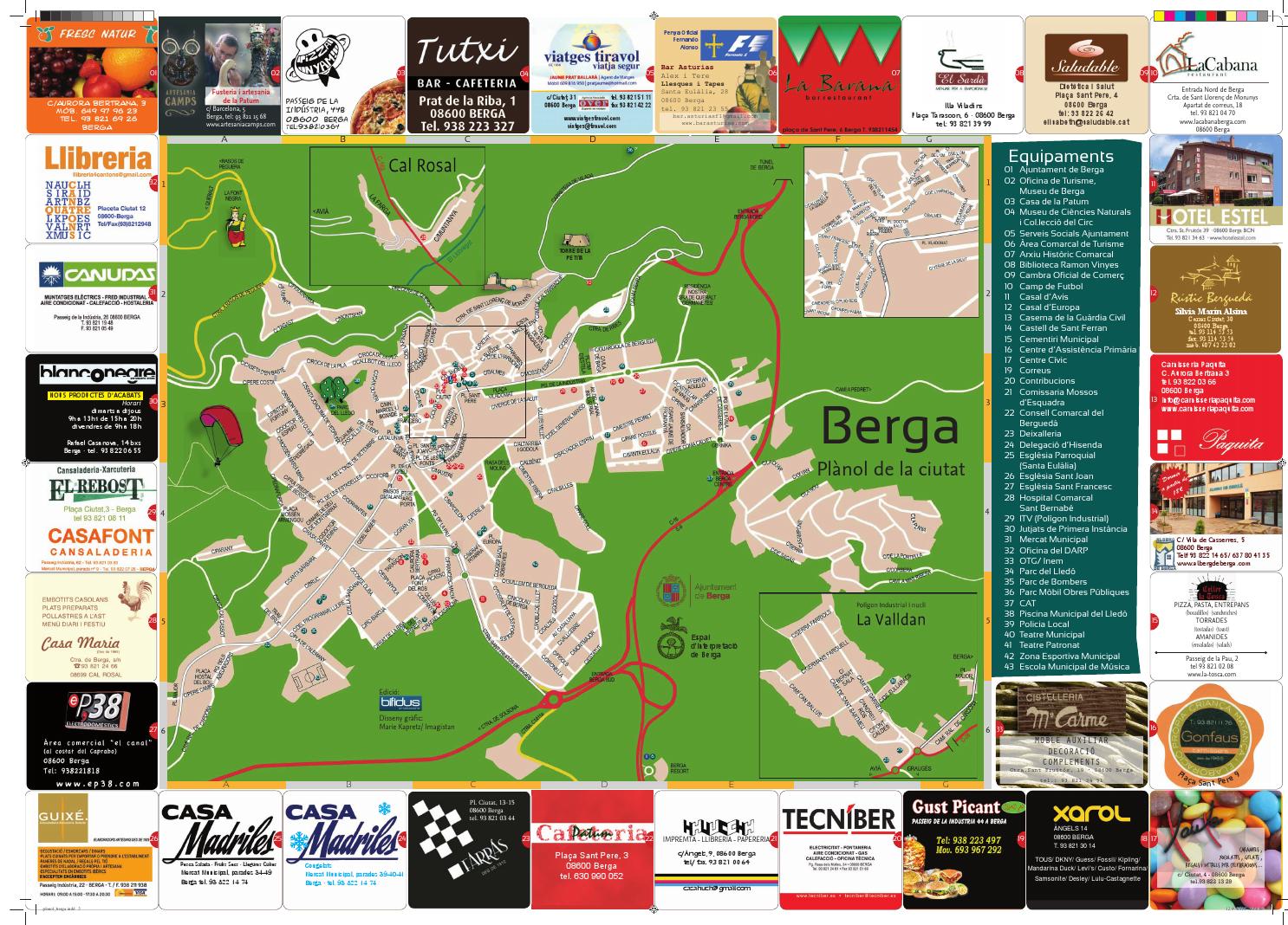 Plànol de la ciutat de Berga by Bífidus Produccions Issuu Plànol de la ciutat de Berga by Bífidus Produccions Issuu