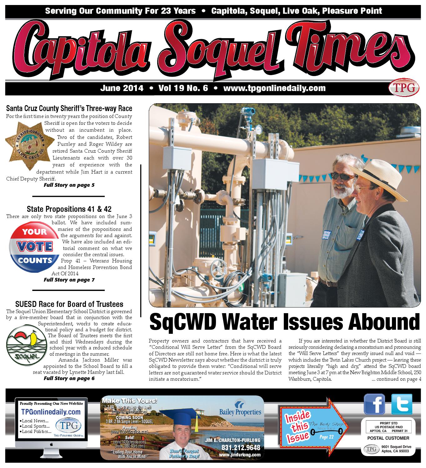 Capitola Soquel Times June 2014 by Times Publishing Group, Inc. Issuu