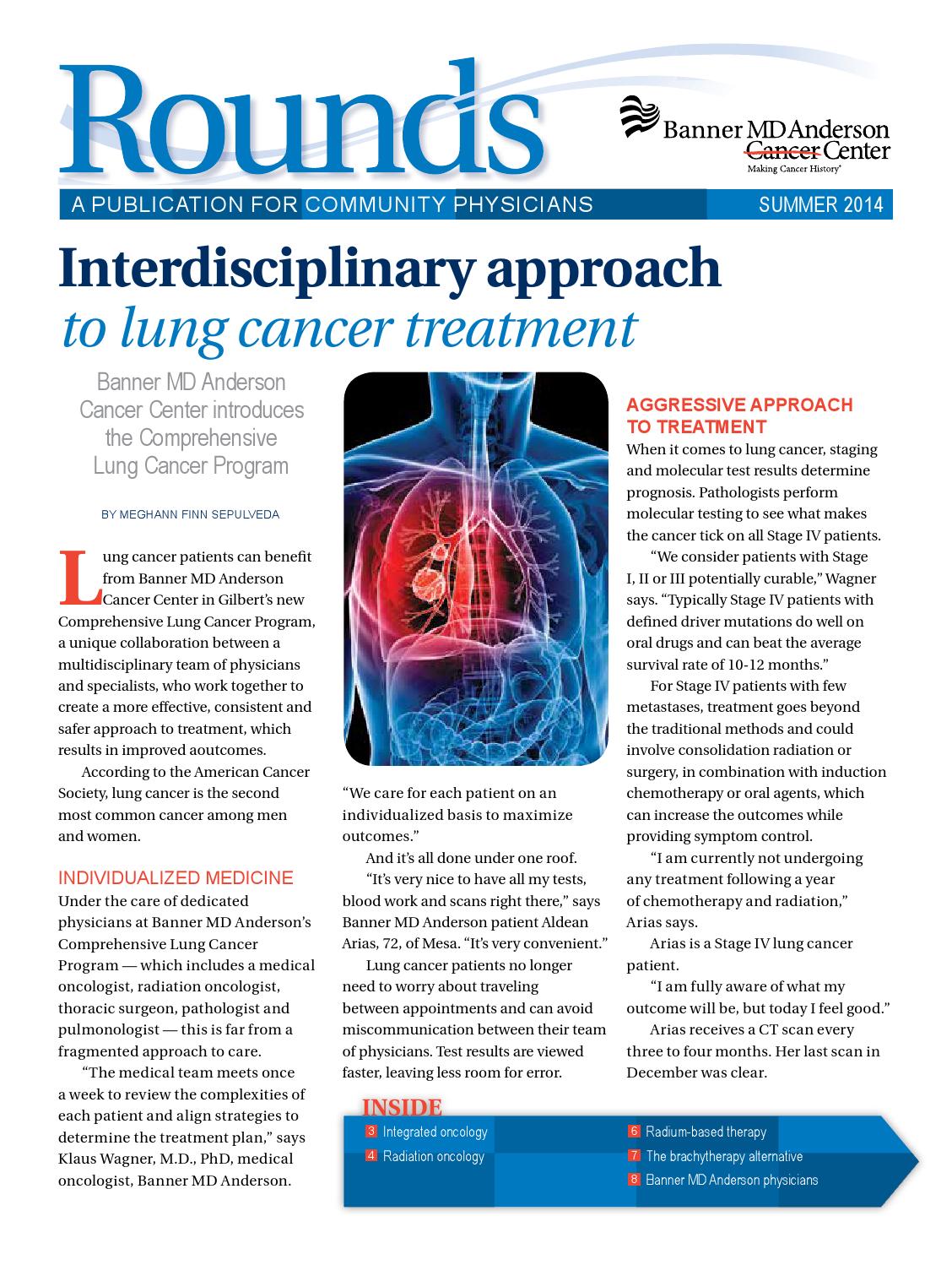 Banner Md Anderson Rounds Summer 2014 By Republic Media Content