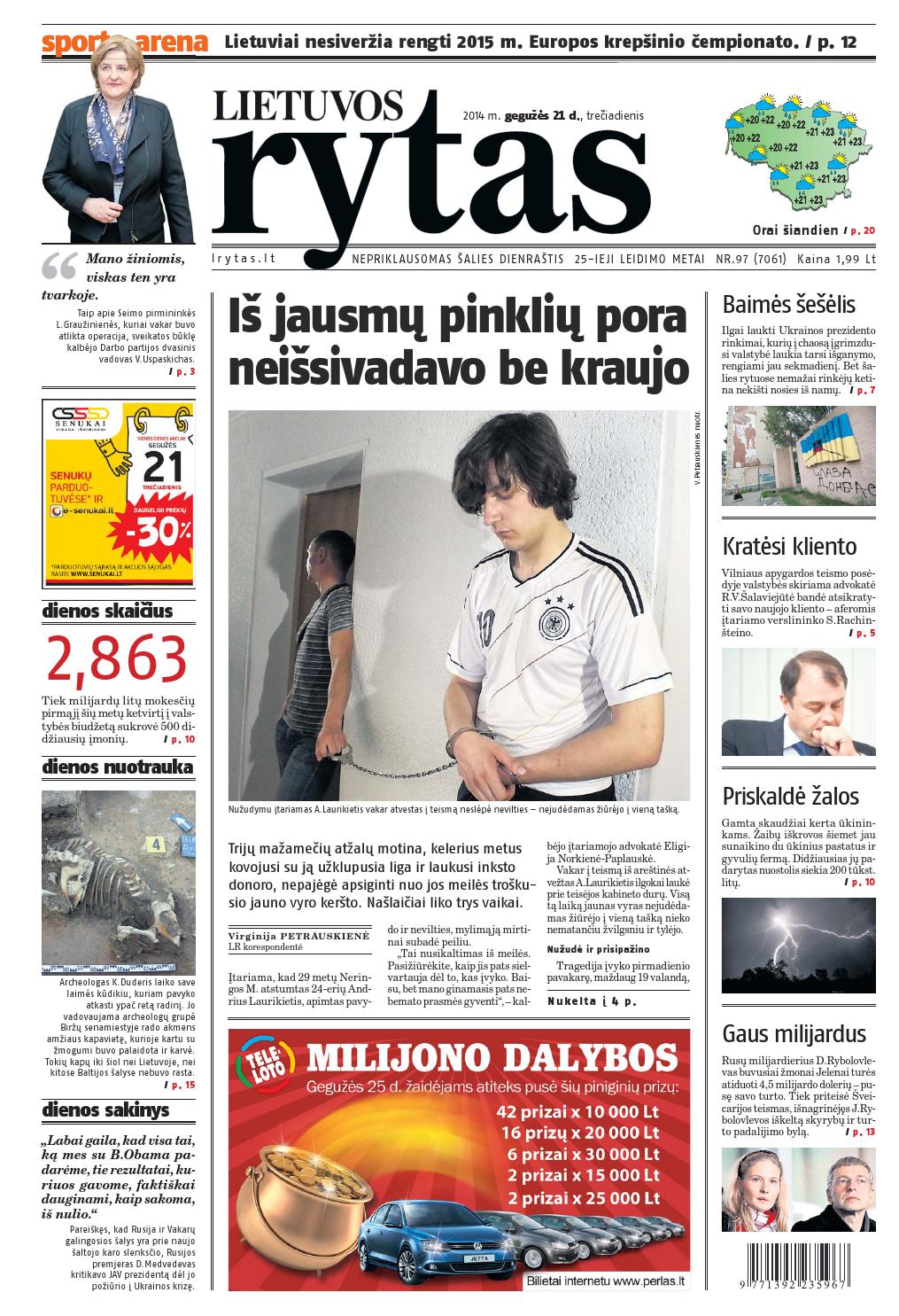 Lietuvos rytas by Lietuvos Rytas Issuu