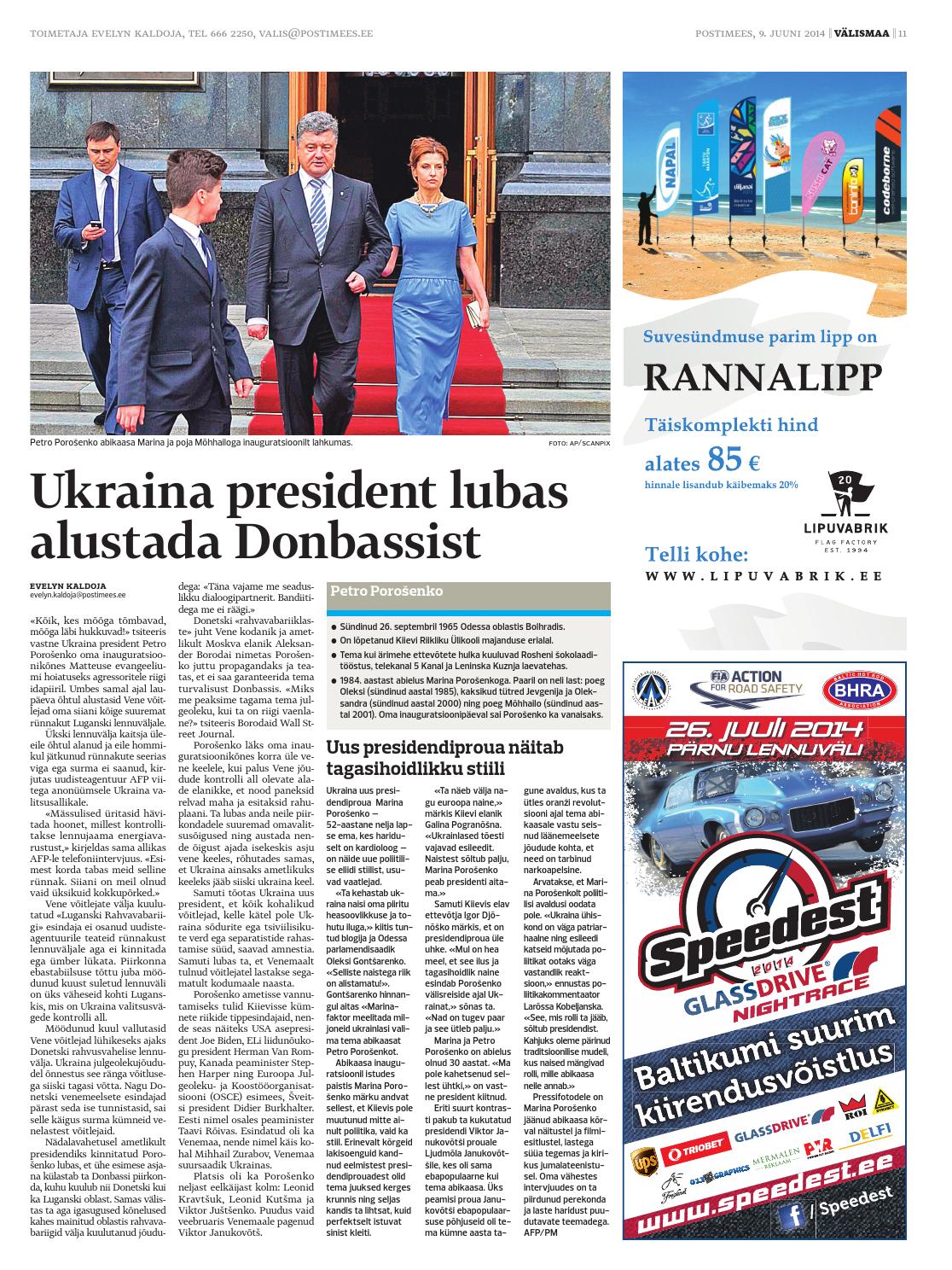 Postimees 09 06 2014 by Postimees - Issuu