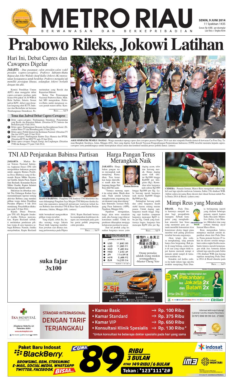 090614 By Harian Pagi Metro Riau Issuu