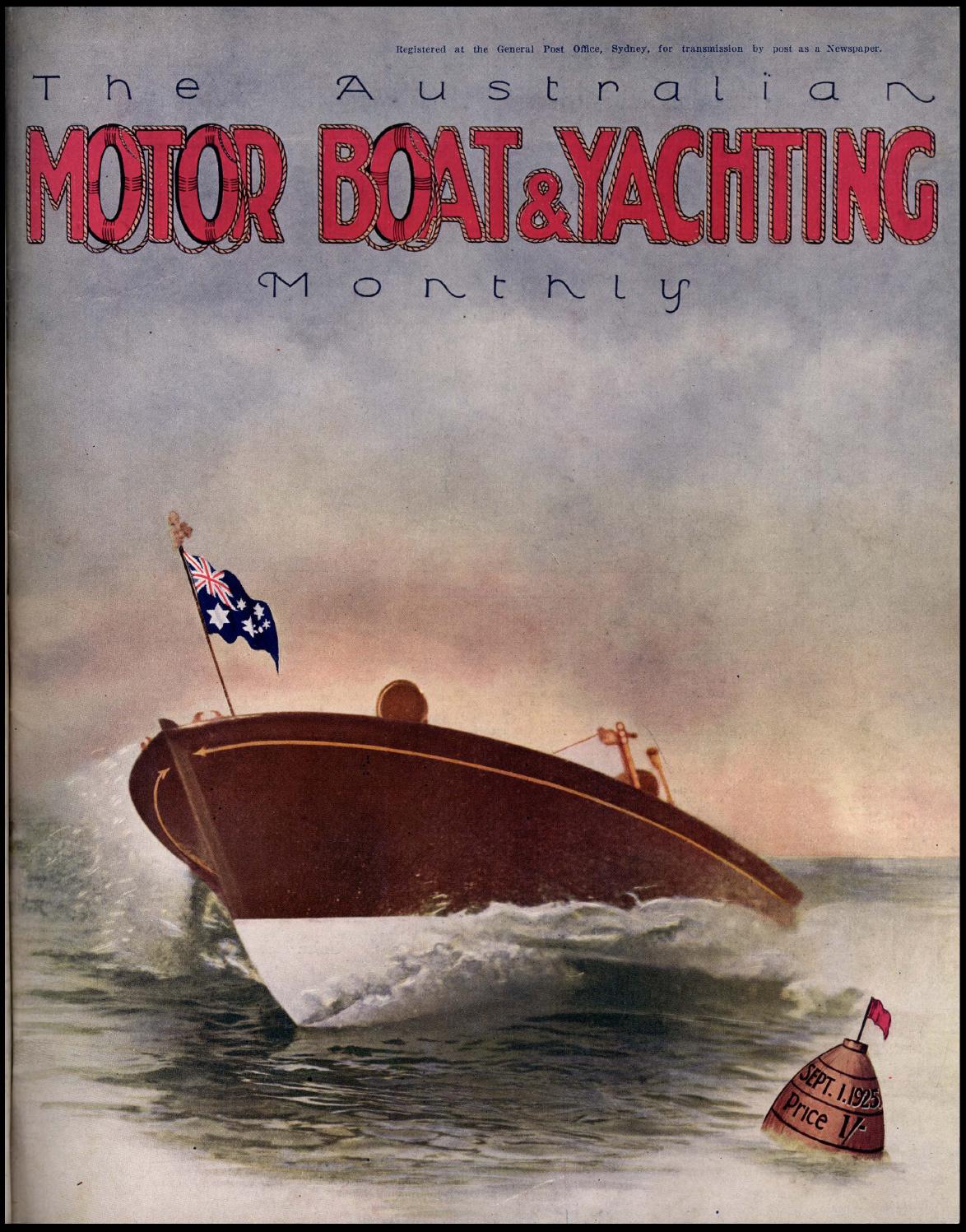 Australian Motor Boat and Yachting September 1925 by Australian