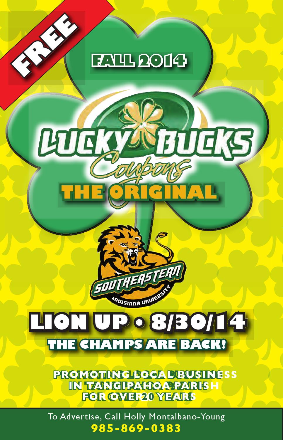 Lucky Bucks Coupons by Digital Publisher - Issuu