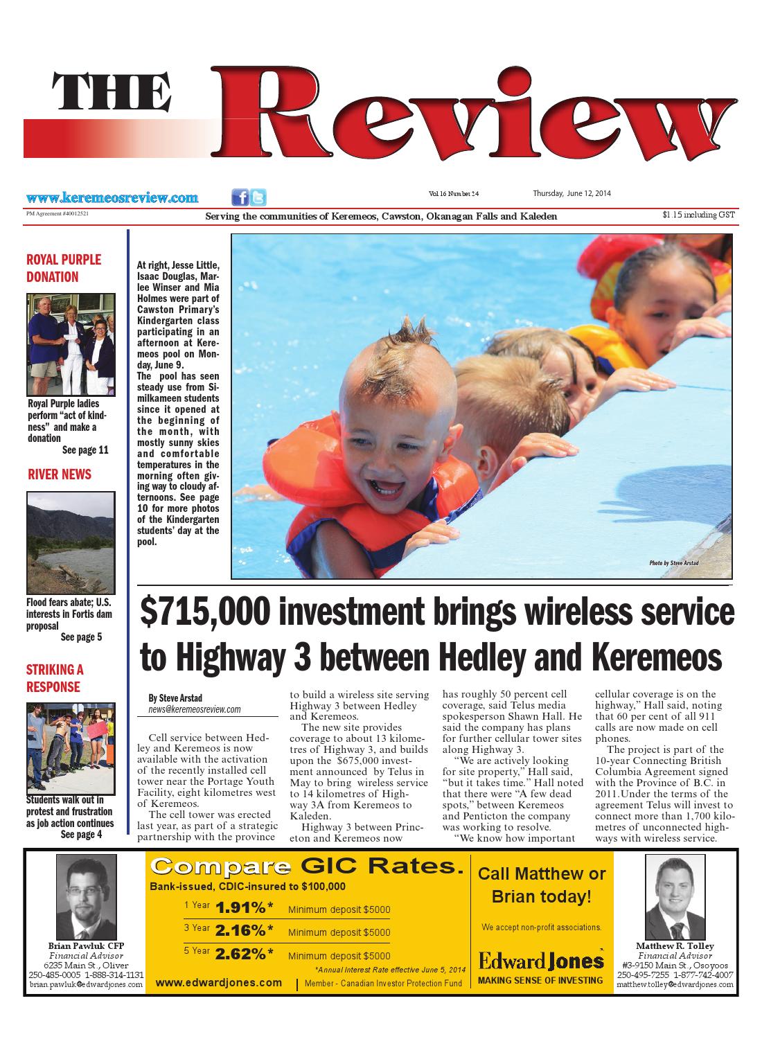 Keremeos Review, June 12, 2014 by Black Press Media Group Issuu