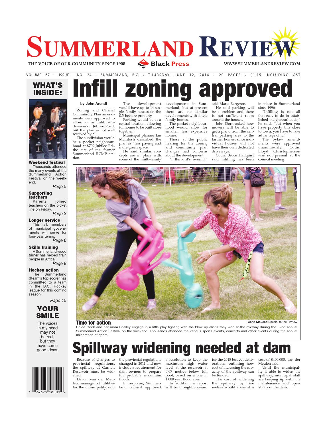 Summerland Review, June 12, 2014 by Black Press Media Group Issuu