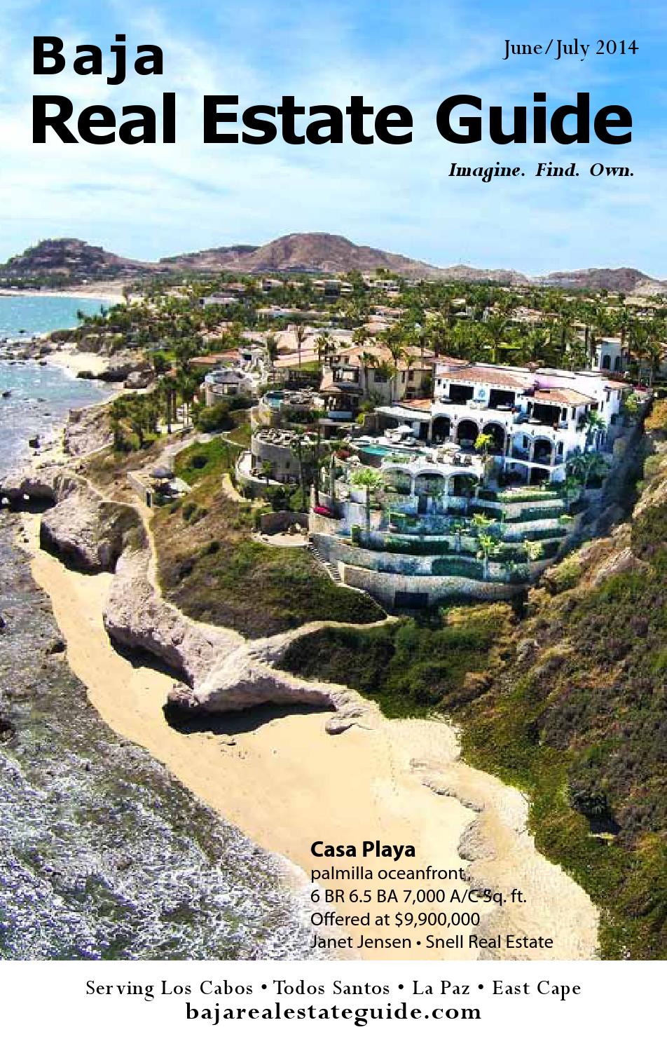 Baja Real Estate Guide June/July 2014 by Baja Real Estate Guide Issuu