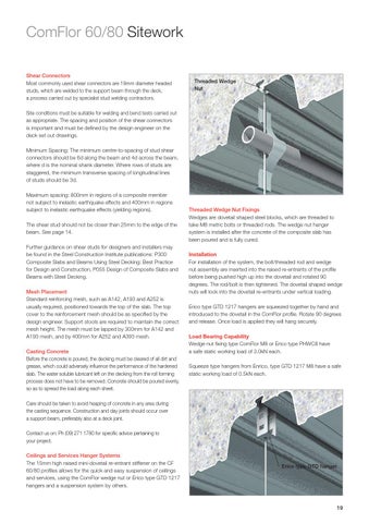 Comflor 60 product guide june 2014 by Steel & Tube - Issuu