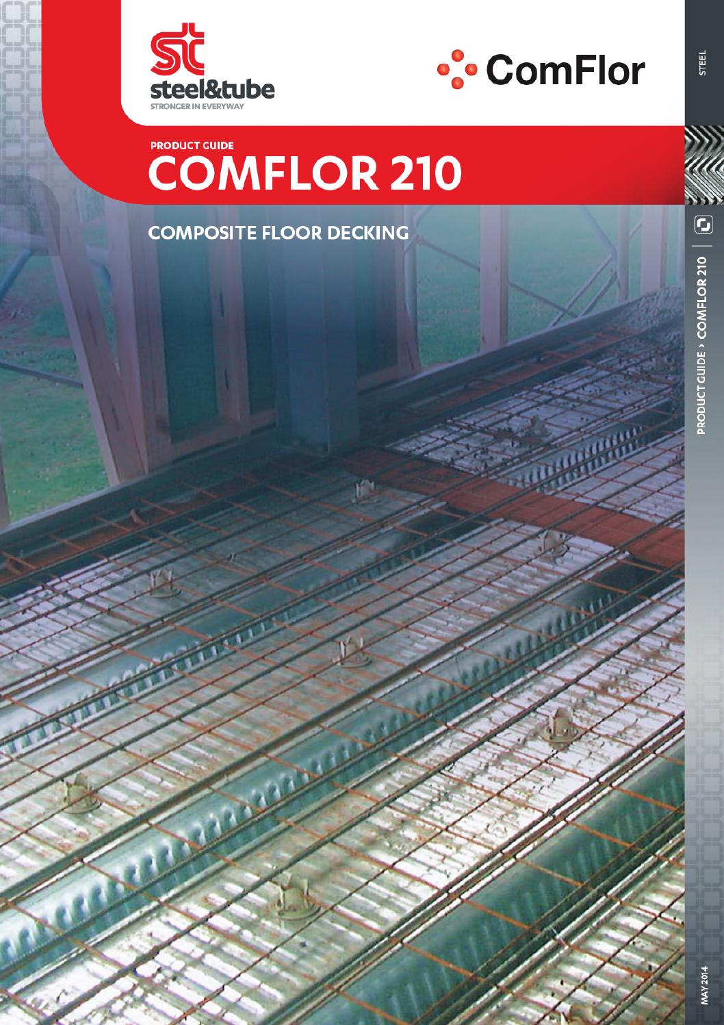 Comflor 210 product guide june 2014 by Steel & Tube Issuu