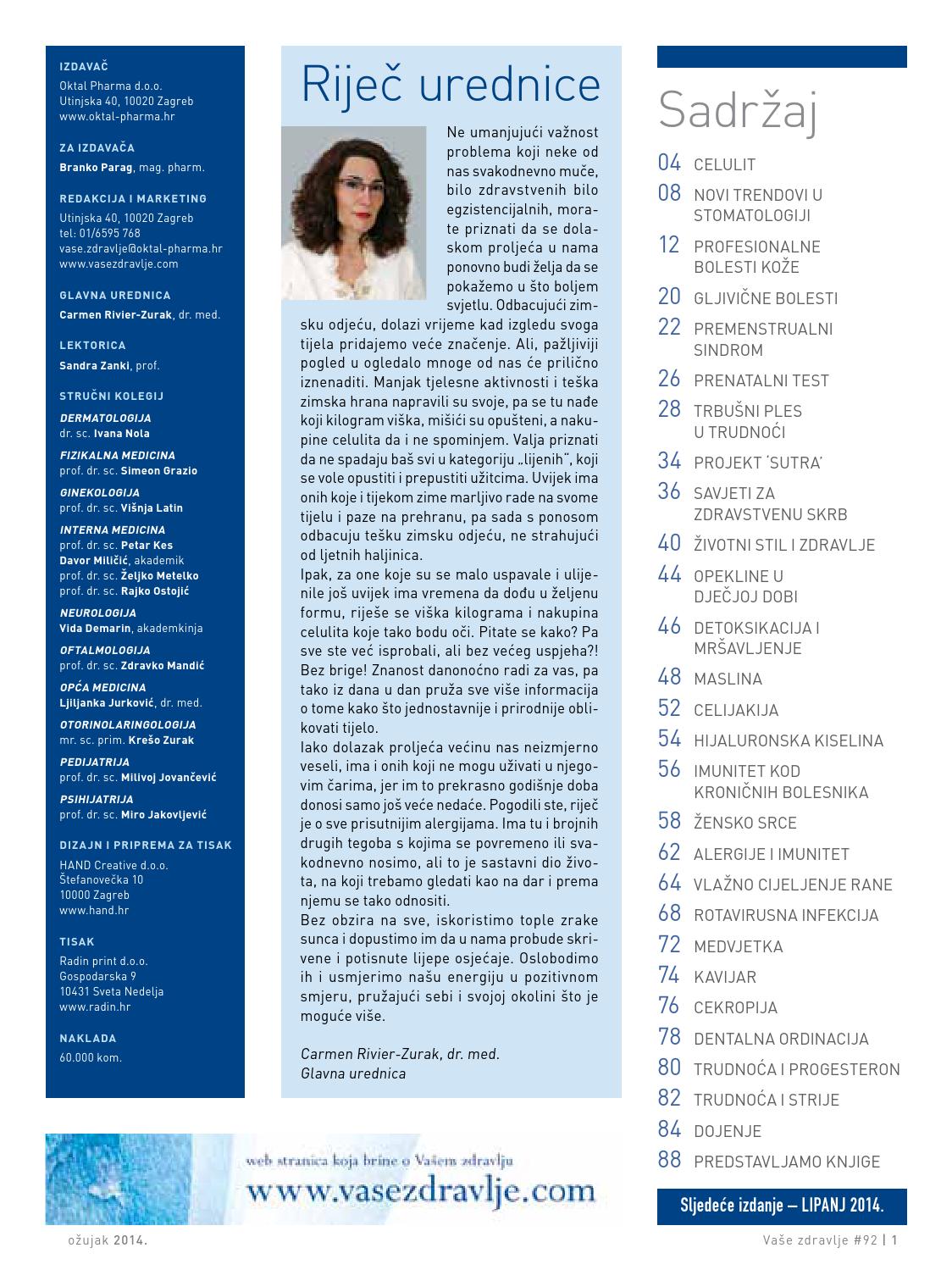 Vaše zdravlje 03/2014 by Vaše zdravlje vodič za zdraviji život Issuu