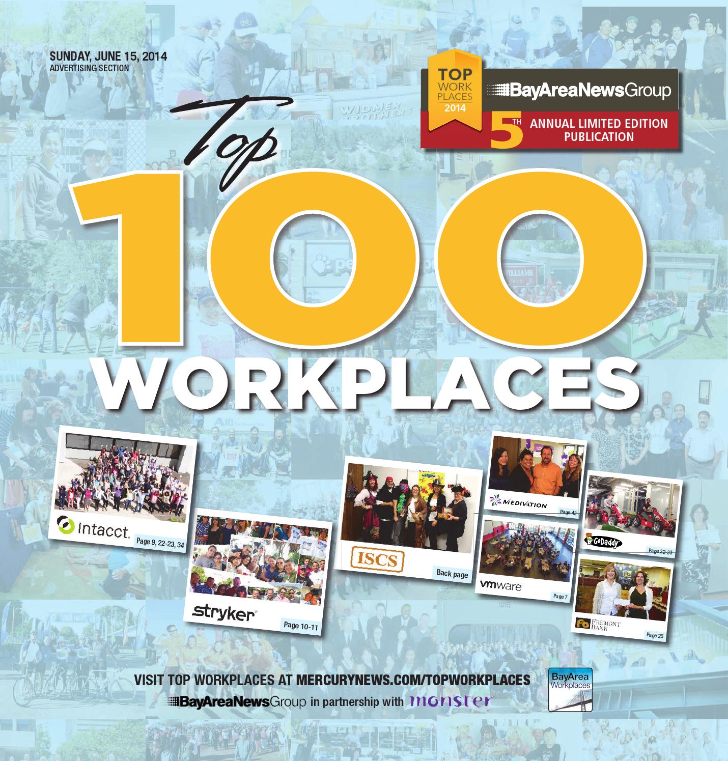 Bay Area News Group Top Workplaces 2014 by MediaNews Group Targeted Products Issuu
