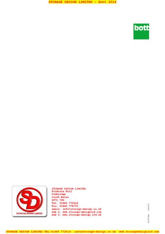 Storage Design Limited 家具目录 · Sdl automotive workspace solutions 第 12 页