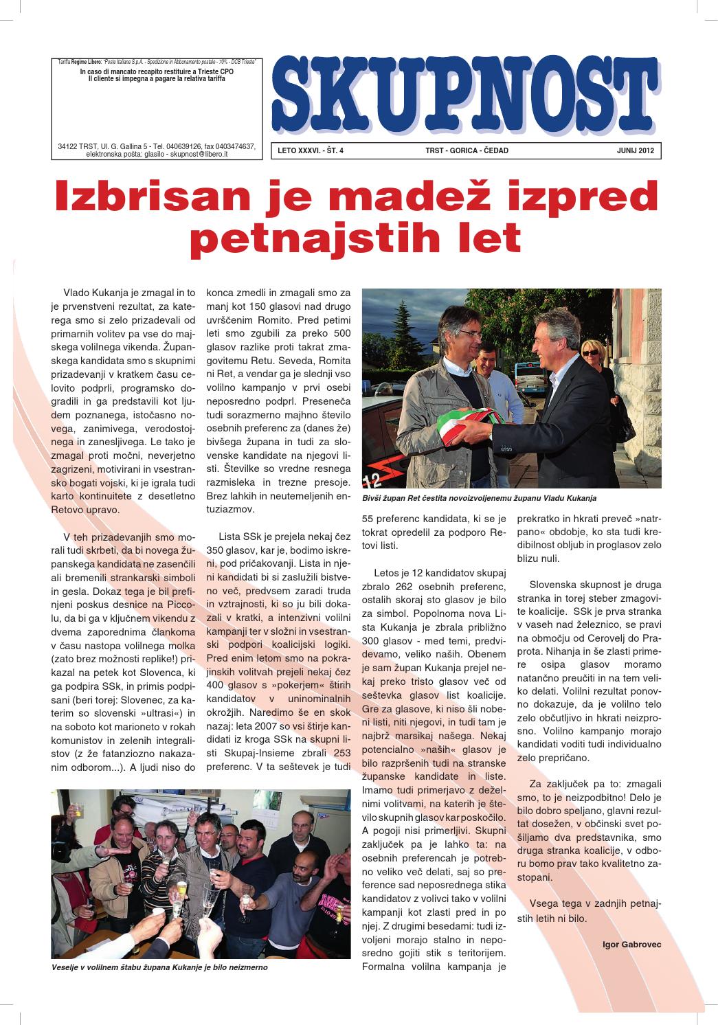 Skupnost - 2012 09 30 by Slovenska Skupnost - Issuu