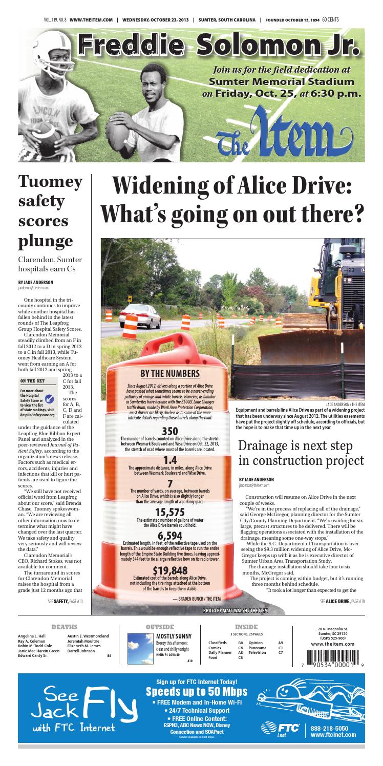 October 23, 2013 by The Sumter Item - Issuu october-23-2013-by-the-sumter-item-issuu