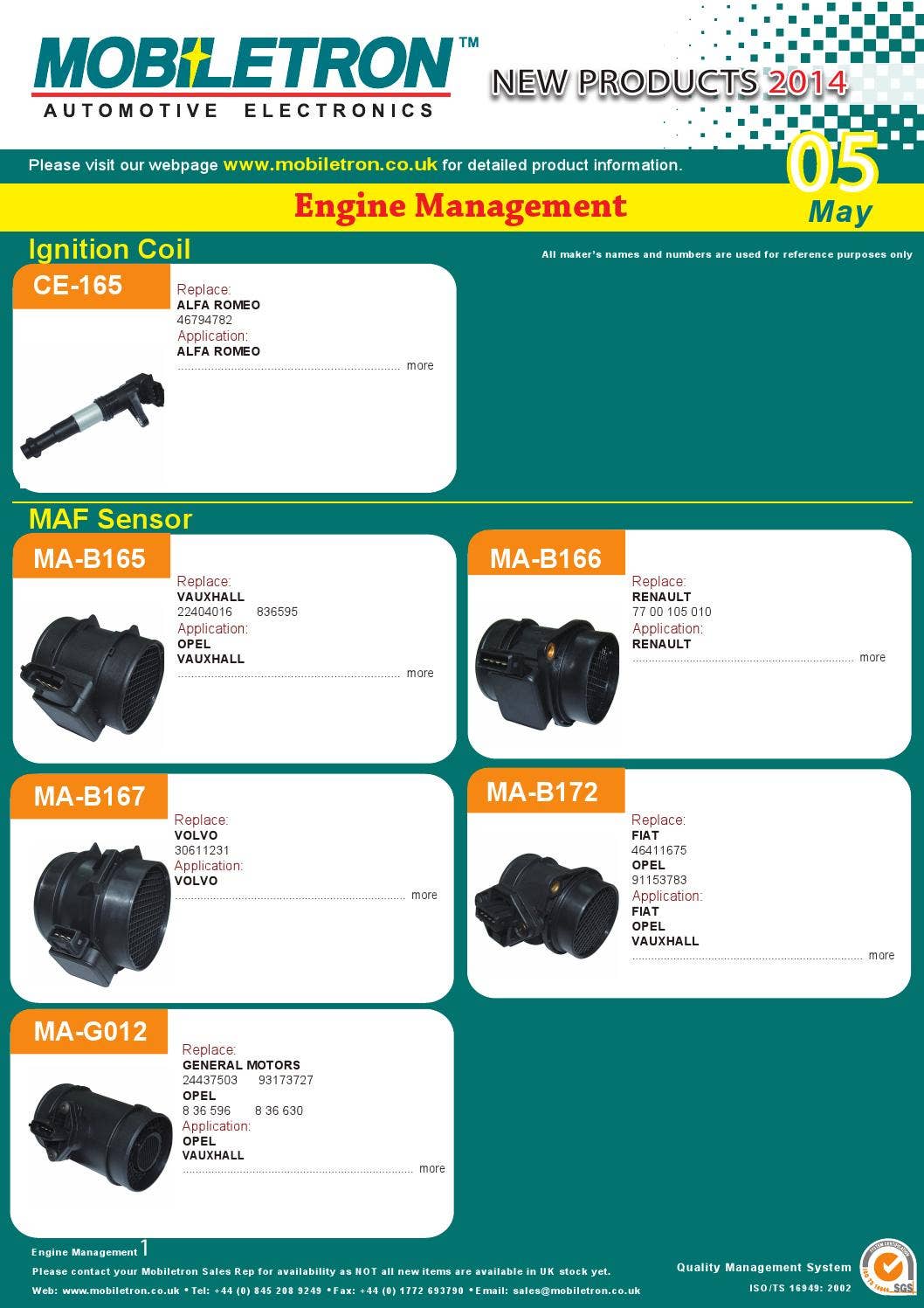 Engine management issue 5 2014 by Mobiletron UK - Issuu