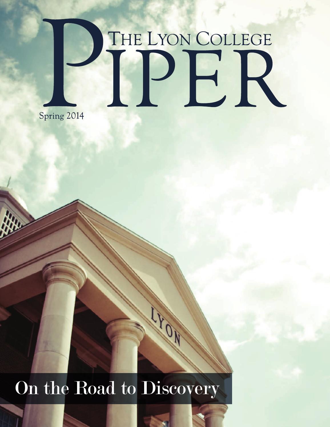 Lyon College Piper Spring 2014 by Lyon College Issuu
