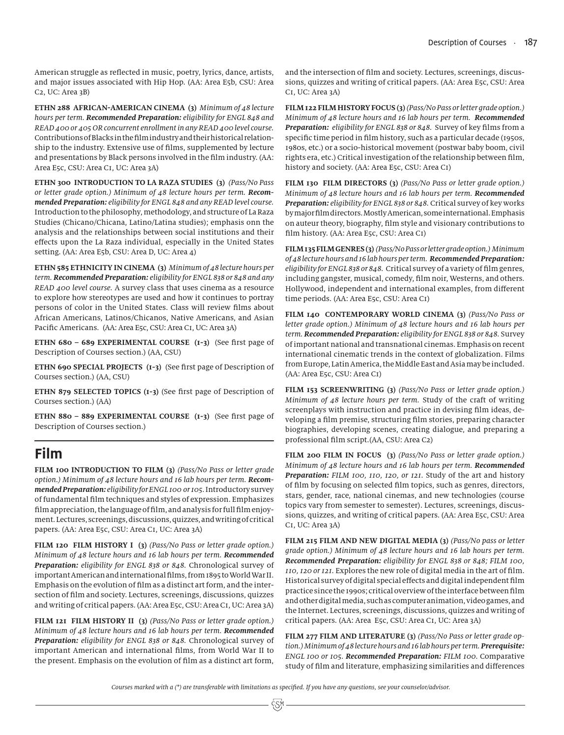 College Of San Mateo 2014 15 Catalog By College Of San Mateo Issuu