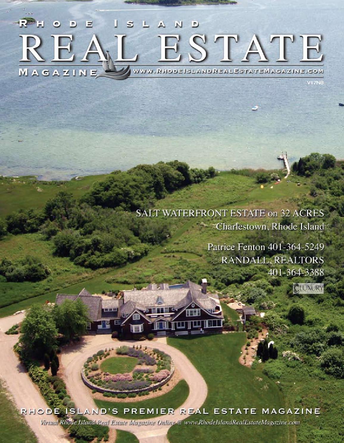 Rhode Island Real Estate Magazine V17N8 by Nancy Wolcott Miller Issuu