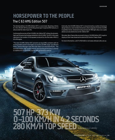 Mercedes C63 Amg Coupe Top Speed Acceleration 0 289 Km H Autobahn
