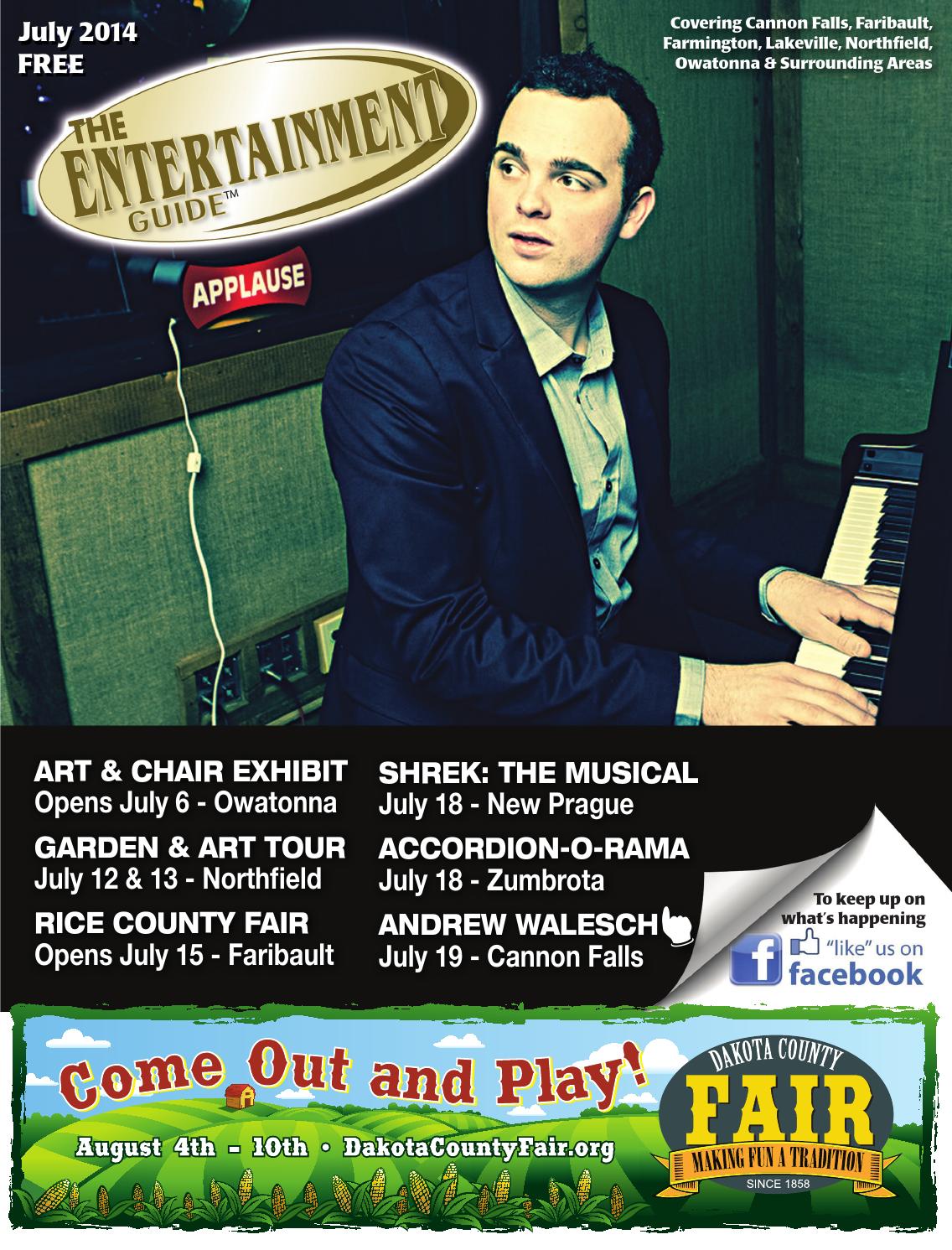 July 2014 Entertainment Guide by The Entertainment Guide Issuu