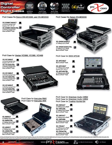 ProX Live DJ × Performance Gear - 全集 灯饰目录 2014A 第 8 页