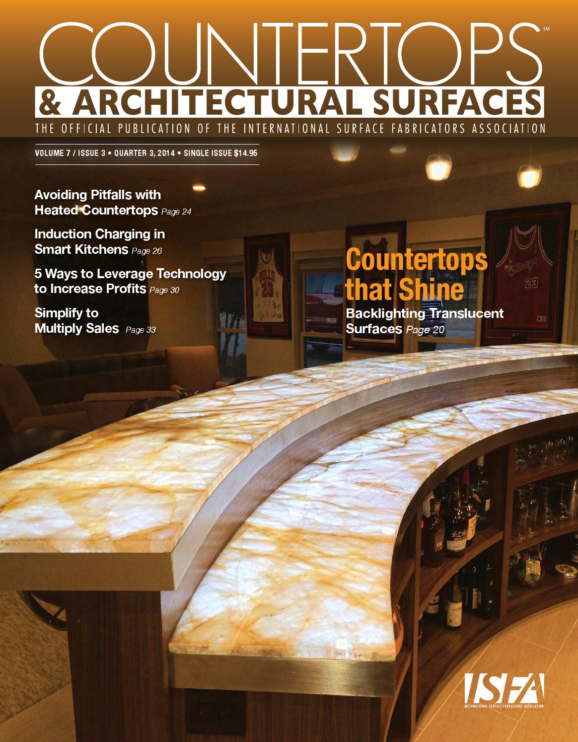 ISFA's Countertops & Architectural Surfaces Vol. 7, Issue 3 Q3 2014