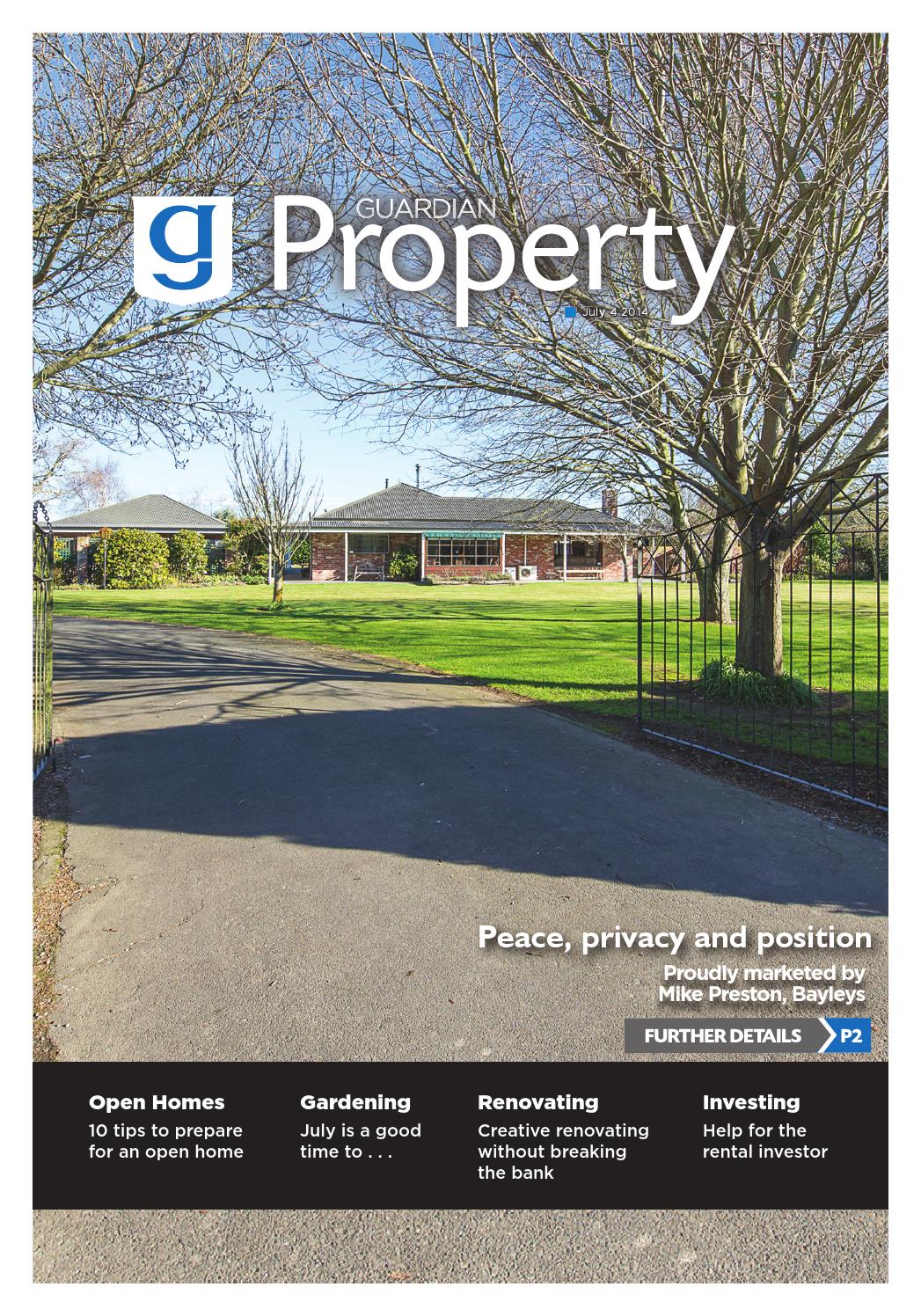 Guardian Property July 4 2014 by Ashburton Guardian Issuu