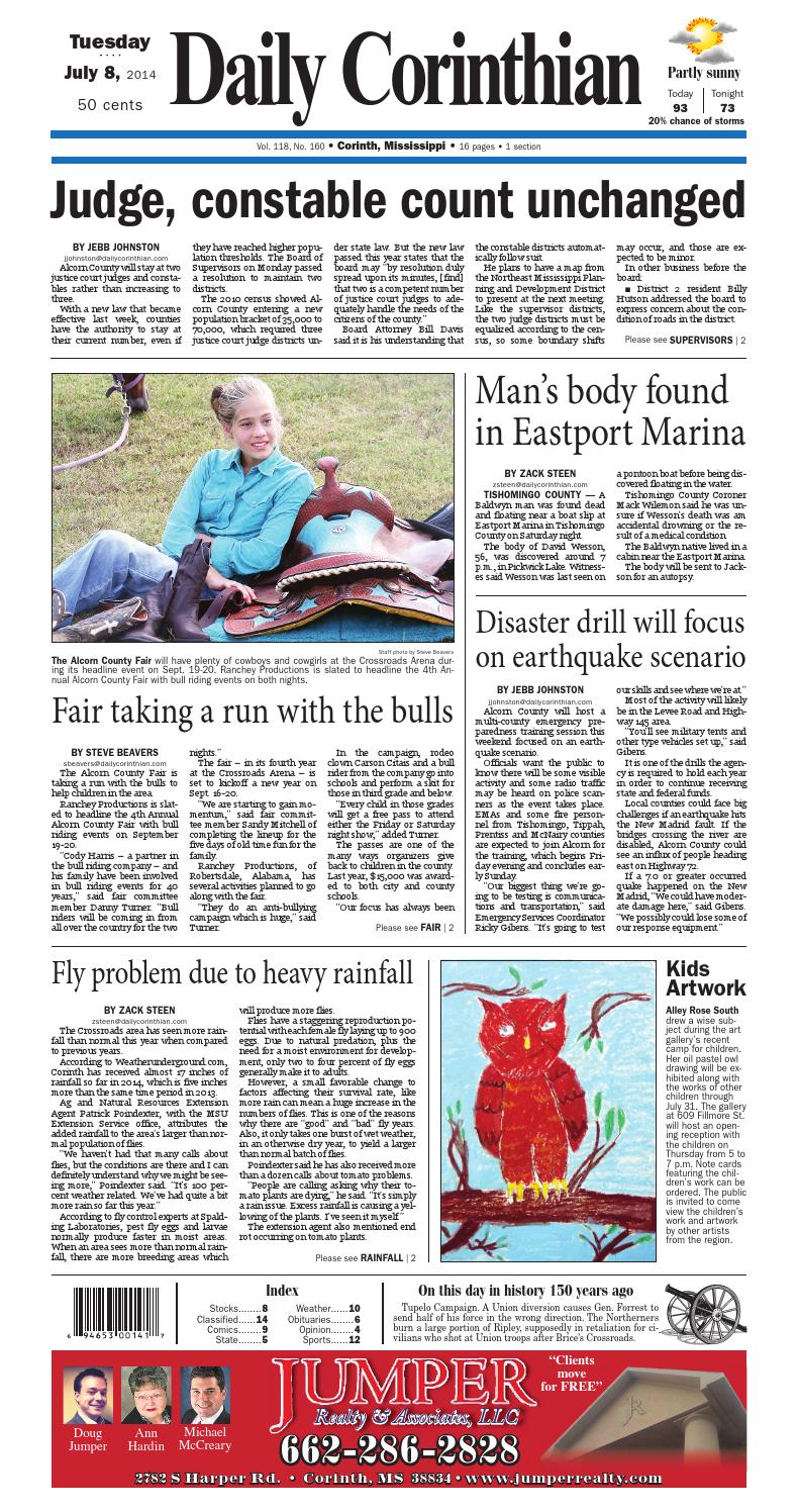 070814 daily corinthian e edition by Daily Corinthian - Issuu