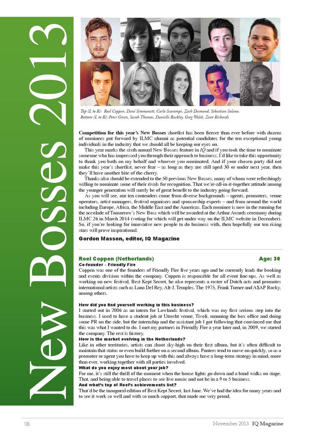The New Bosses 2013 by IQ Magazine - Issuu