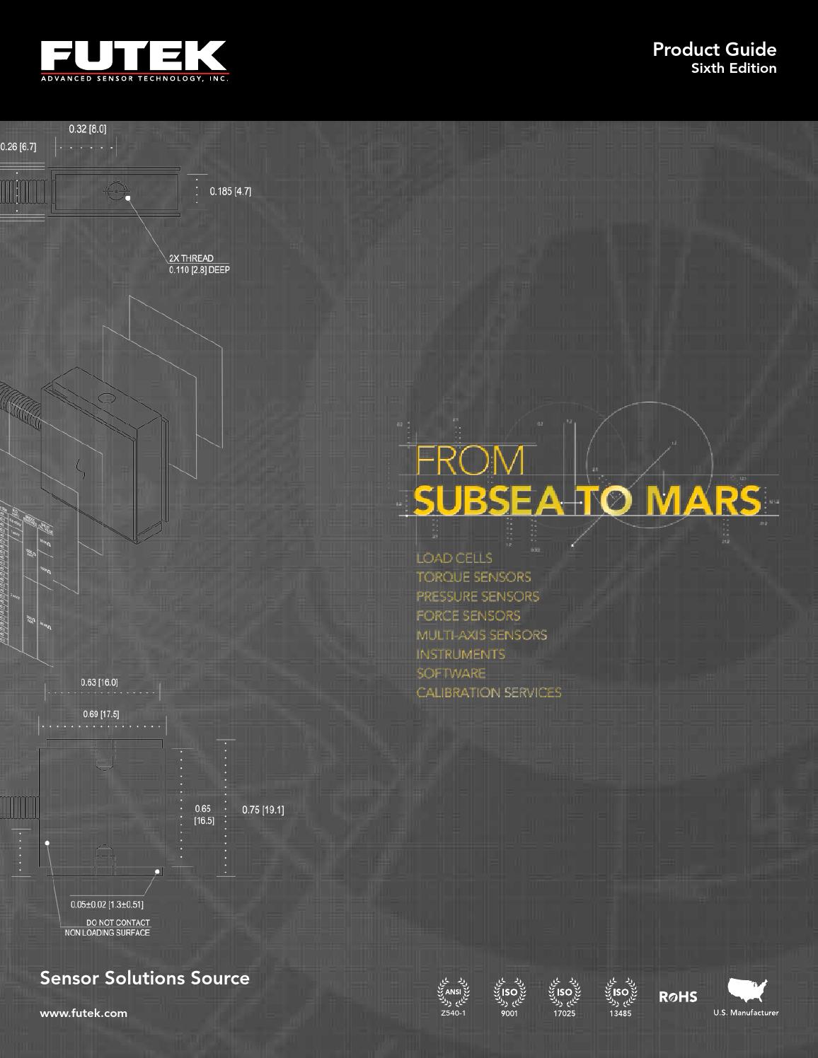 FUTEK Product Guide by FUTEK Issuu