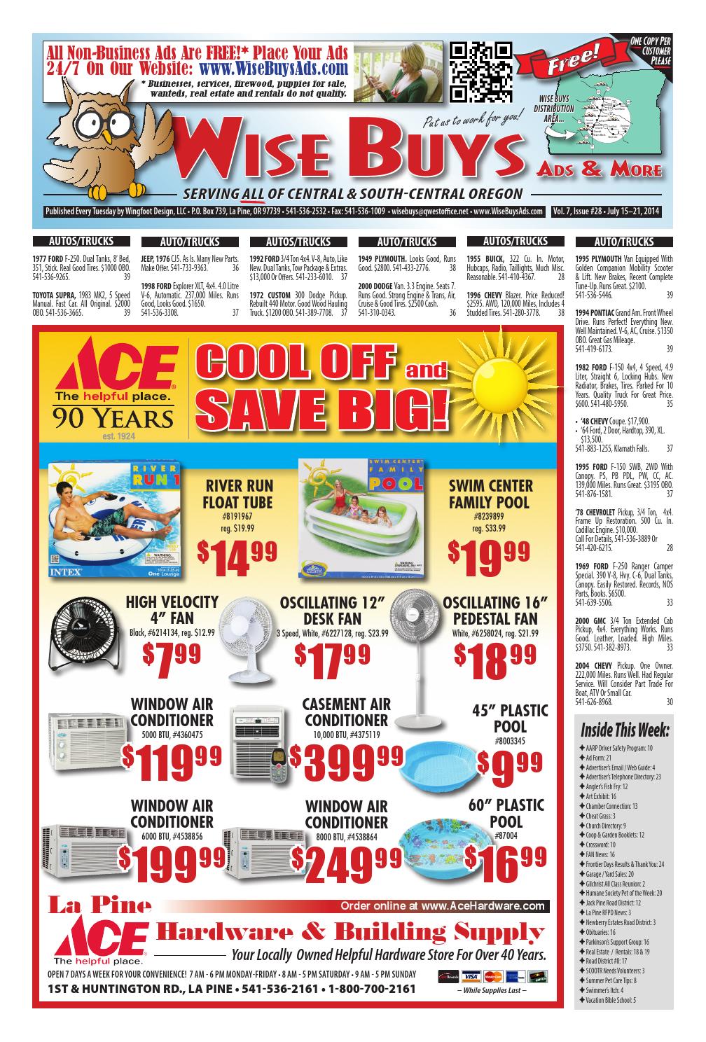 Wise Buys 071514 by Wise Buys Ads & More Issuu