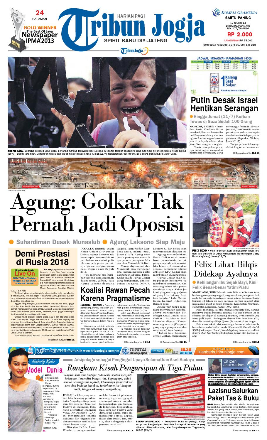 Tribunjogja 12 07 2014 By Tribun Jogja Issuu