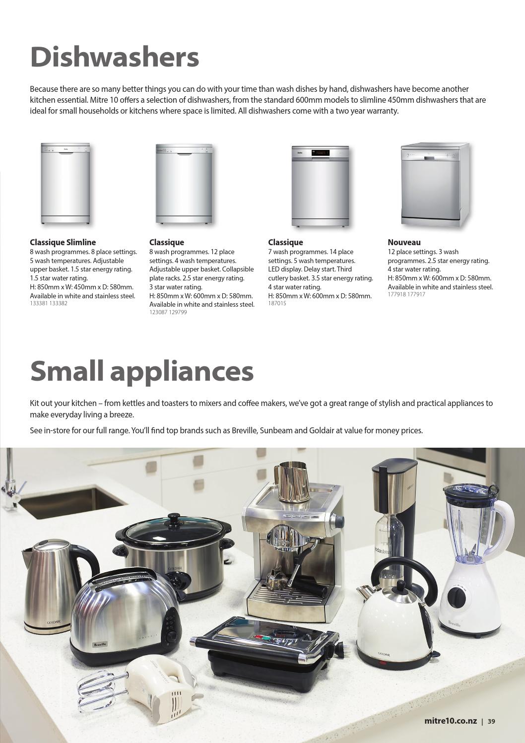 classique dishwasher