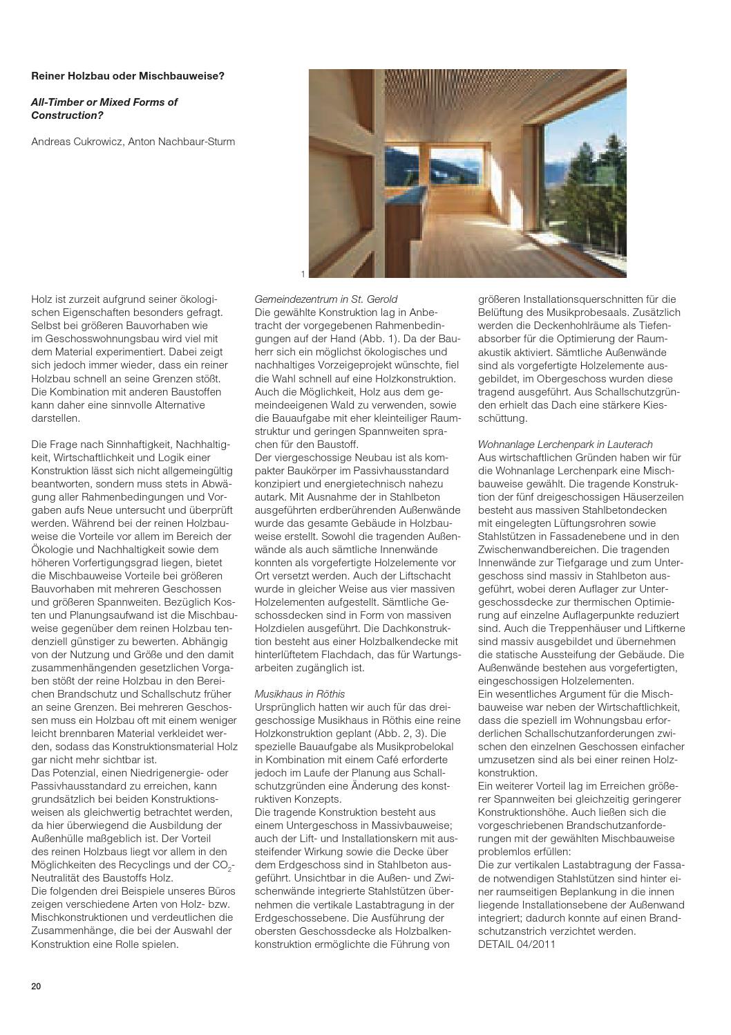 best of DETAIL Holz by DETAIL - Issuu