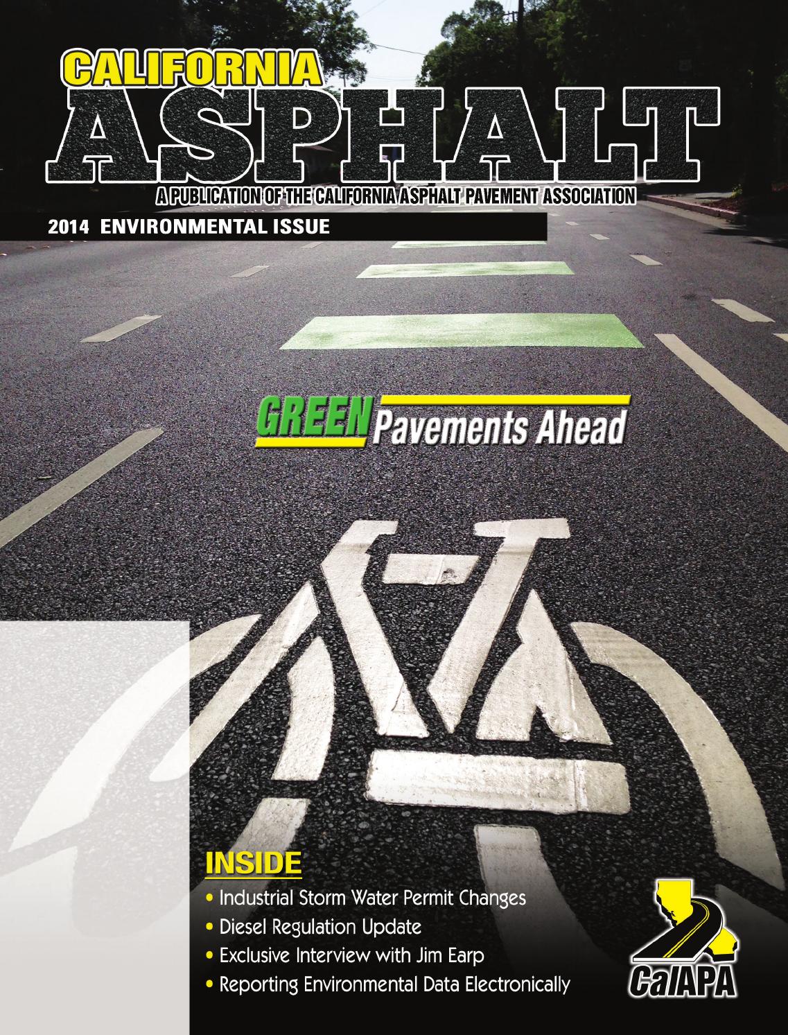 California Asphalt Magazine Environmental Issue 2014 by CMS Issuu