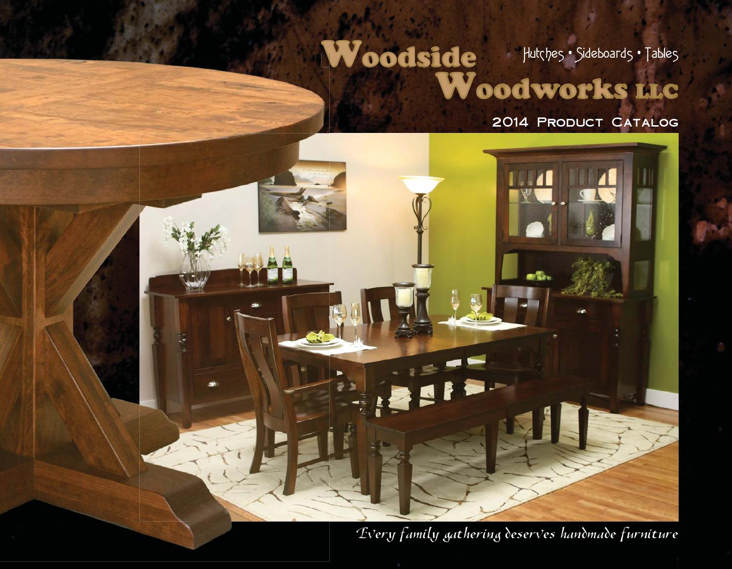 2014 Woodside Woodworks Catalog / Tables / E & G Amish Furniture by E
