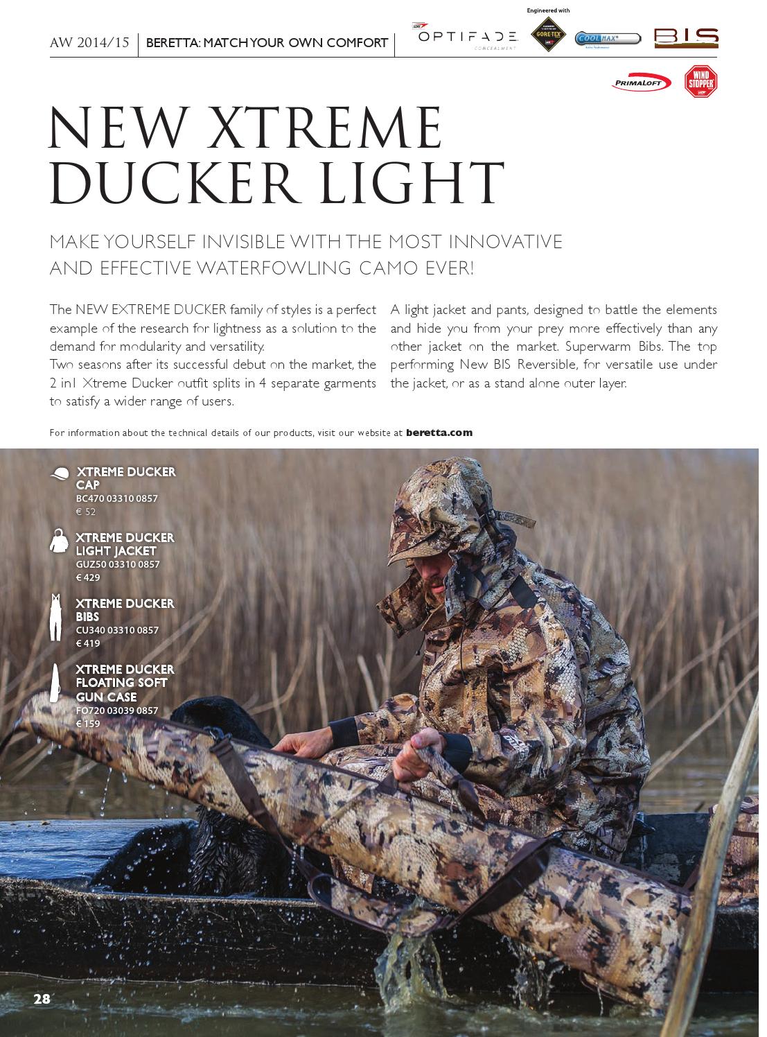 Beretta Catalogue AUTUMN/WINTER 2014/2015 Collection by BERETTA Issuu