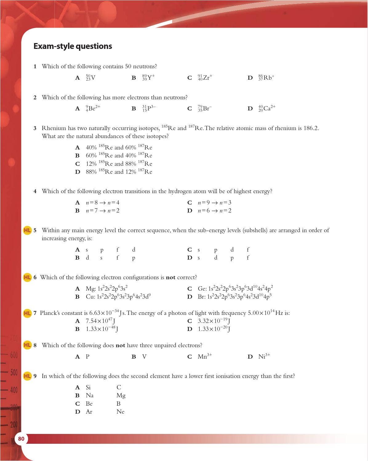 Chemistry for the IB Diploma (second edition) by Cambridge