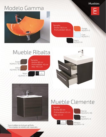 Elmec PANAMA 家具目录 · Muebles y espejos 第 3 页