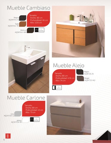 Elmec PANAMA 家具目录 · Muebles y espejos 第 6 页