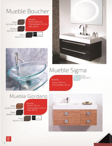 Elmec PANAMA 家具目录 · Muebles y espejos 第 8 页