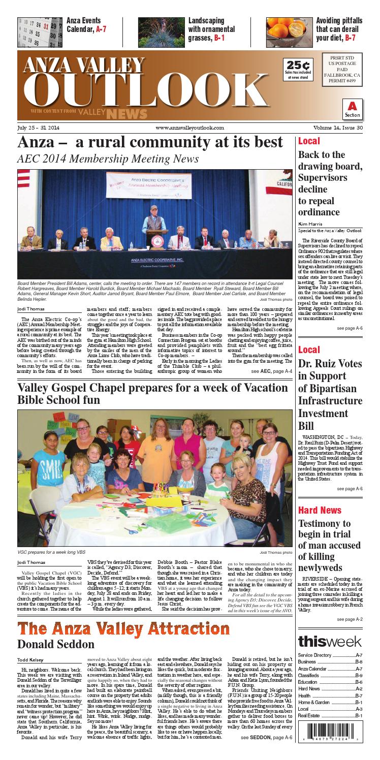 Anza Valley Outlook By Village News Inc Issuu