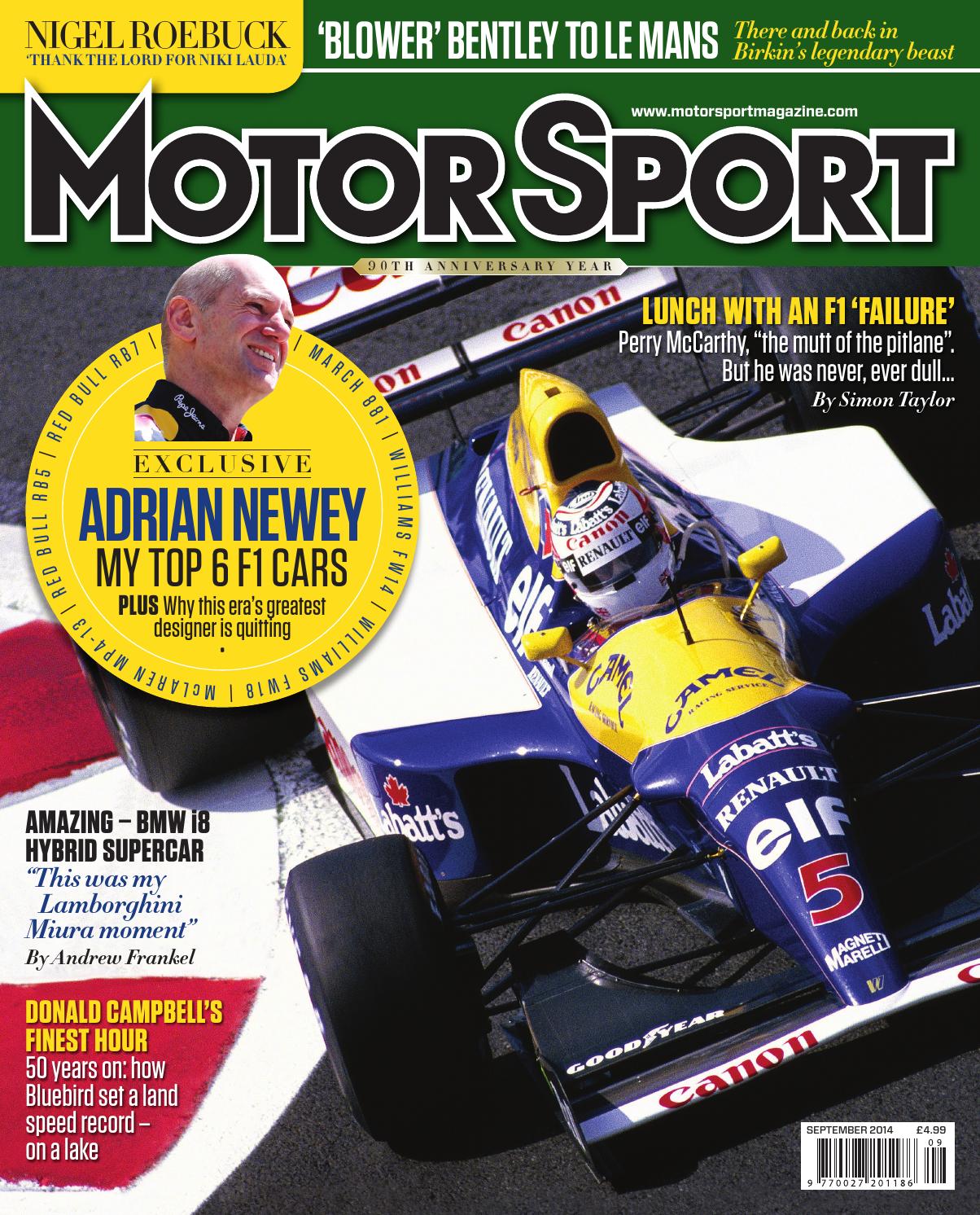 September issue of Motor Sport magazine by Motor Sport Magazine Issuu